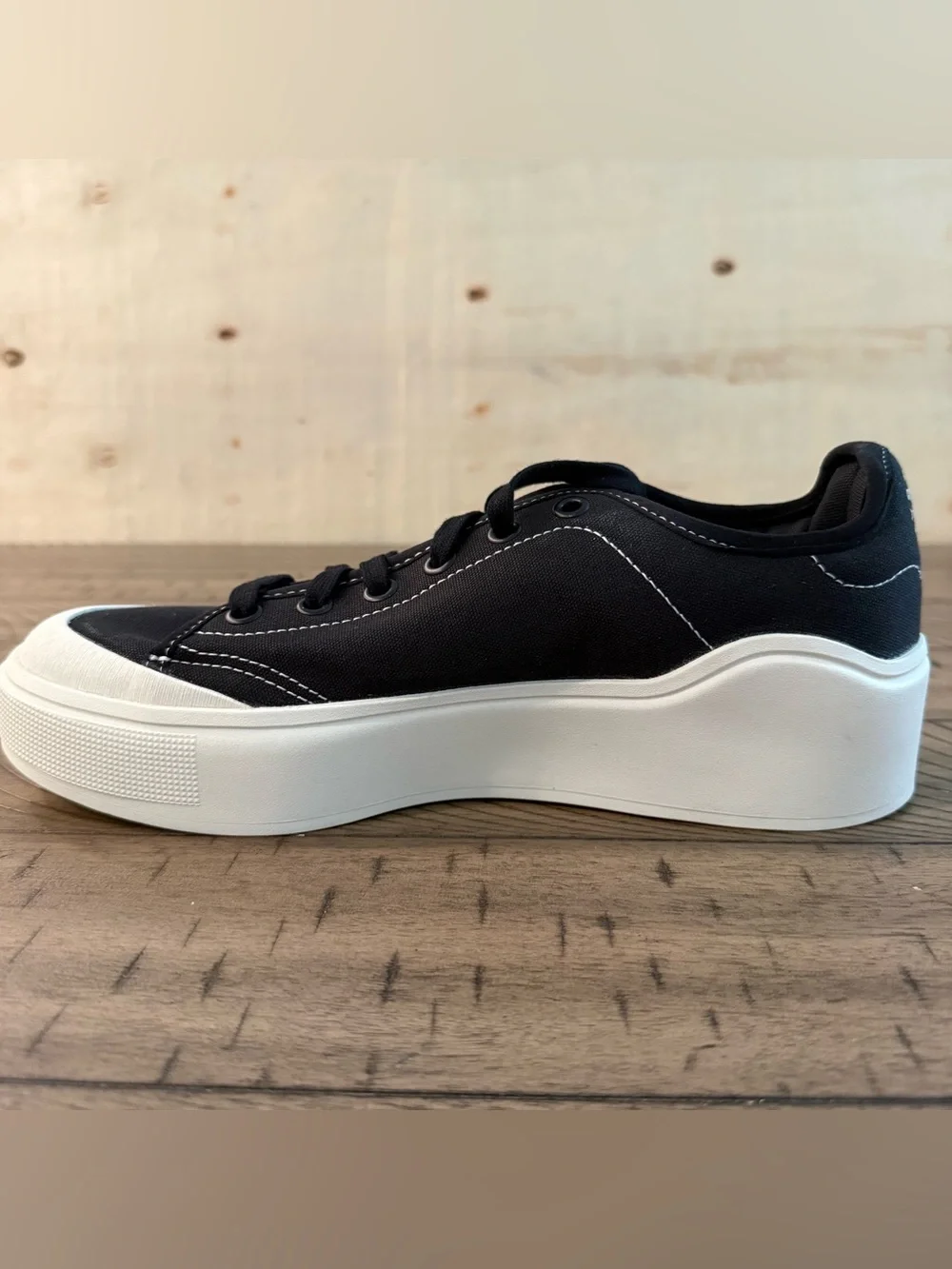 New Adidas by Stella McCartney Courty Cotton Sneakers Size 9.5 w/ Box